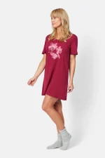 Náttkjóll - Rauður