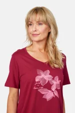 Náttkjóll - Rauður - Image 4