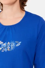 Náttfata sett - Blátt - Image 3