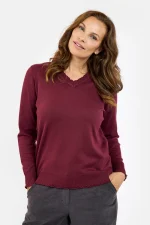 SIGNATURE Peysa - Vínrauð