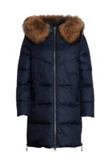 Úlpa (90% dúnn, 10% fjaðrir) - Dökk blá - Image 2