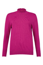 SUNDAY Rúllukragapeysa - Bleik