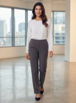 BRANDTEX Buxur, Sofie - Brúnar 74cm