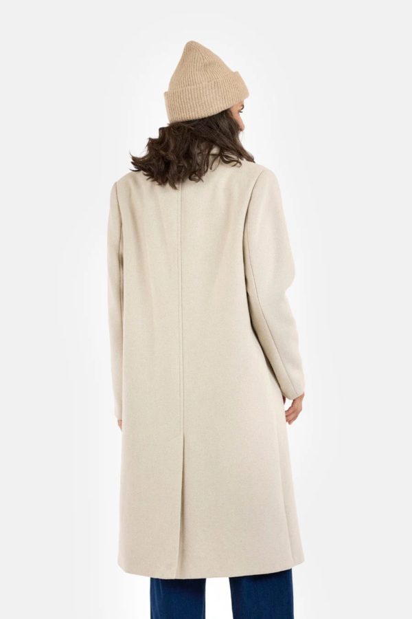 BRANDTEX Kápa (31% ull) - Ljós brún - Image 3