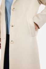 BRANDTEX Kápa (31% ull) - Ljós brún - Image 2