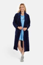 BRANDTEX Baðsloppur - Blár