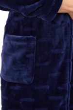 BRANDTEX Baðsloppur - Blár - Image 4