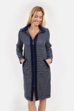 BRANDTEX Velúr sloppur - Blár - Image 5