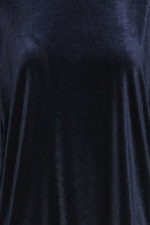 Velúr blússa - Dökk blá - Image 9