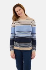 BRANDTEX Peysa - Blá