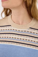 BRANDTEX Peysa - Blá - Image 4