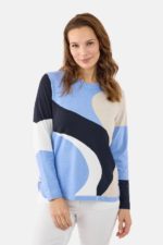 BRANDTEX Peysa - Blá