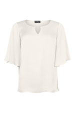 HABELLA Blússa - Kremuð