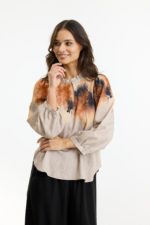 INFRONT Blússa - Brún