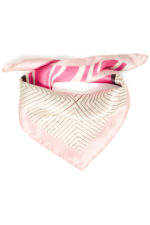 Klútur (100% silki) - Bleikur - Image 6