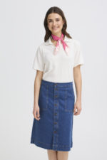 Klútur (100% silki) - Bleikur - Image 2