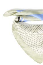 Klútur (100% silki) - Blár - Image 7