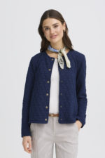 Klútur (100% silki) - Blár - Image 2