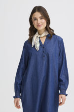 Klútur (100% silki) - Grænn - Image 3