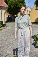 Klútur (100% silki) - Grænn - Image 7