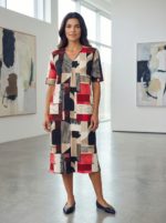 SUNDAY Kjóll - Rauður