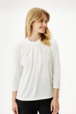 INFRONT Blússa - Kremuð