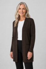 BRANDTEX Peysa - Brún