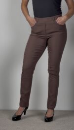 BRANDTEX Buxur fóðraðar, 78cm - Brúnar