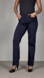 INGRID buxur super stretch, 78cm - Dökkbláar