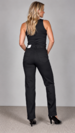 INGRID buxur super stretch, 78cm - Svartar - Image 3