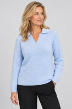 BRANDTEX Peysa - Blá - Image 2
