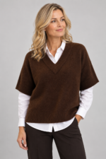 BRANDTEX Peysa - Brún - Image 2